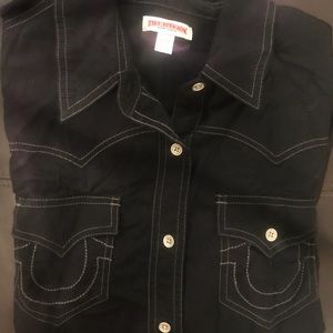 True Religion button down shirt